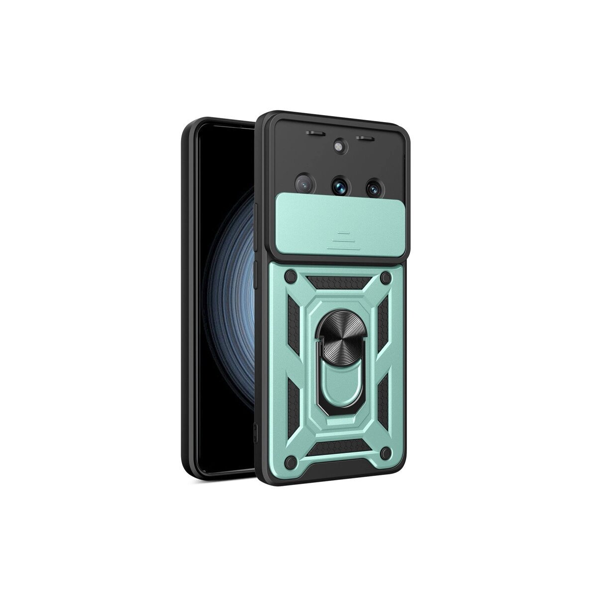 Realme 11 Pro Kılıf Pars Lens Yüzüklü Silikon - Yeşil Realme 11 Pro Kılıf Pars Lens Yüzüklü Silikon - Yeşil
