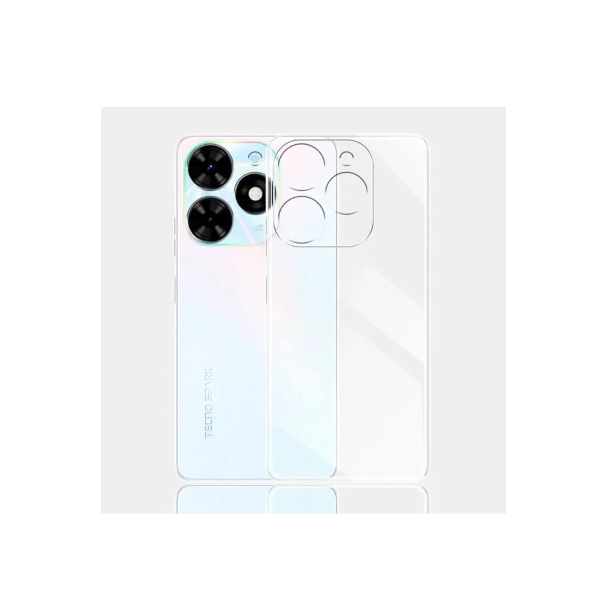 Tecno Spark Go 2024 Kılıf Lüx Şeffaf Silikon Tecno Spark Go 2024 Kılıf Lüx Şeffaf Silikon