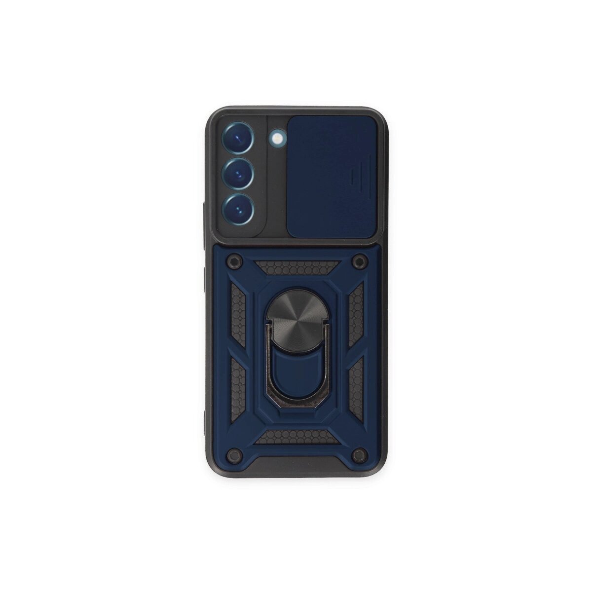 Samsung Galaxy S23 Kılıf Pars Lens Yüzüklü Silikon - Lacivert Samsung Galaxy S23 Kılıf Pars Lens Yüzüklü Silikon - Lacivert