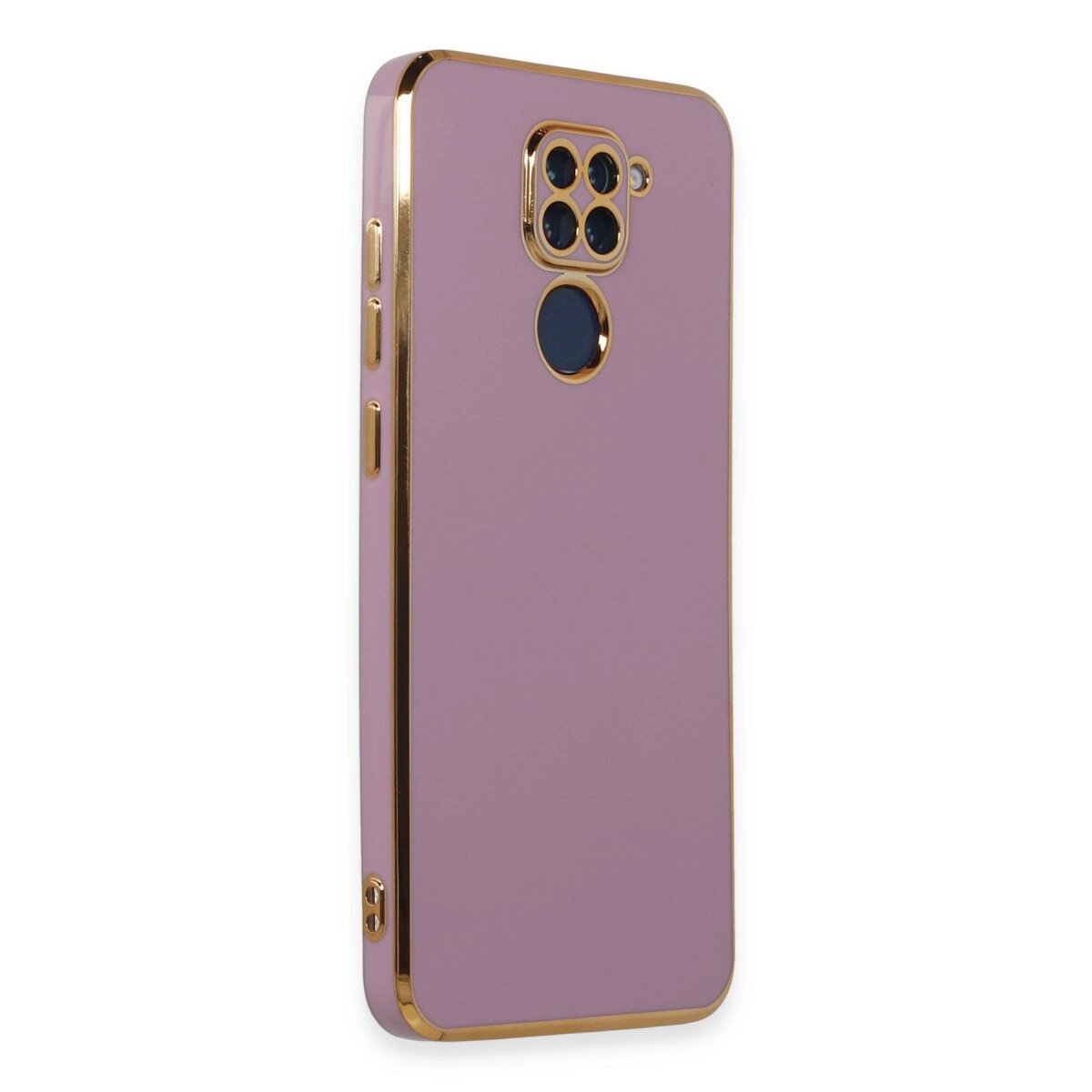 Xiaomi Redmi Note 9 Kılıf Volet Silikon - Mor