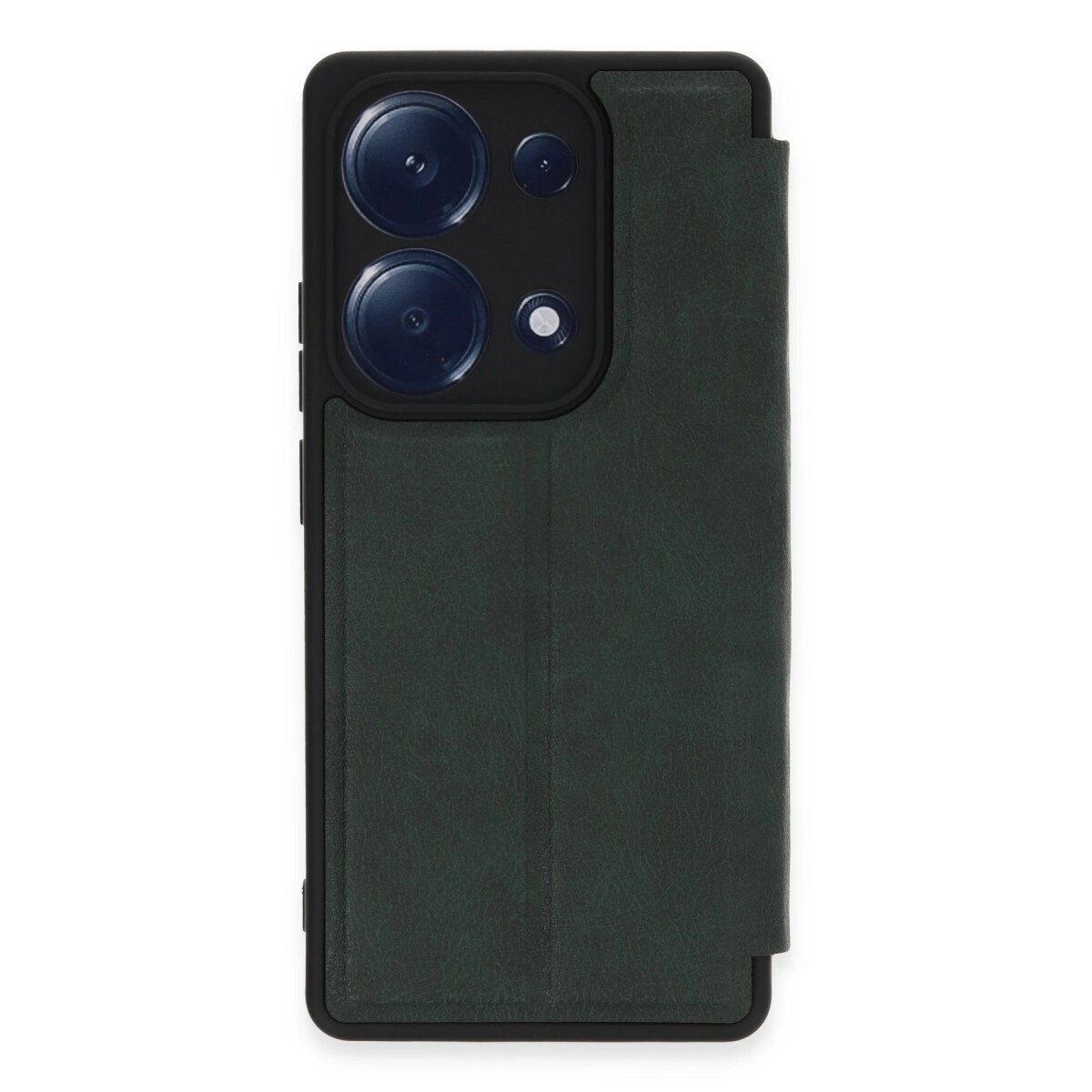 Xiaomi Redmi Note 13 Pro 4g Kılıf Flip Cover - Koyu Yeşil
