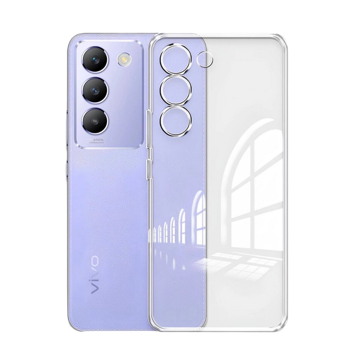 Vivo V30 Lite 4g Kılıf Lüx Şeffaf Silikon Vivo V30 Lite 4g Kılıf Lüx Şeffaf Silikon