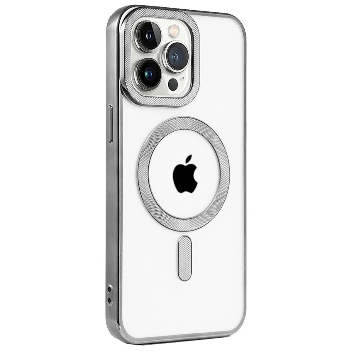 Apple İphone 15 Pro Kılıf Kronos Magsafe Kapak - Titanyum Gri Apple İphone 15 Pro Kılıf Kronos Magsafe Kapak - Titanyum Gri