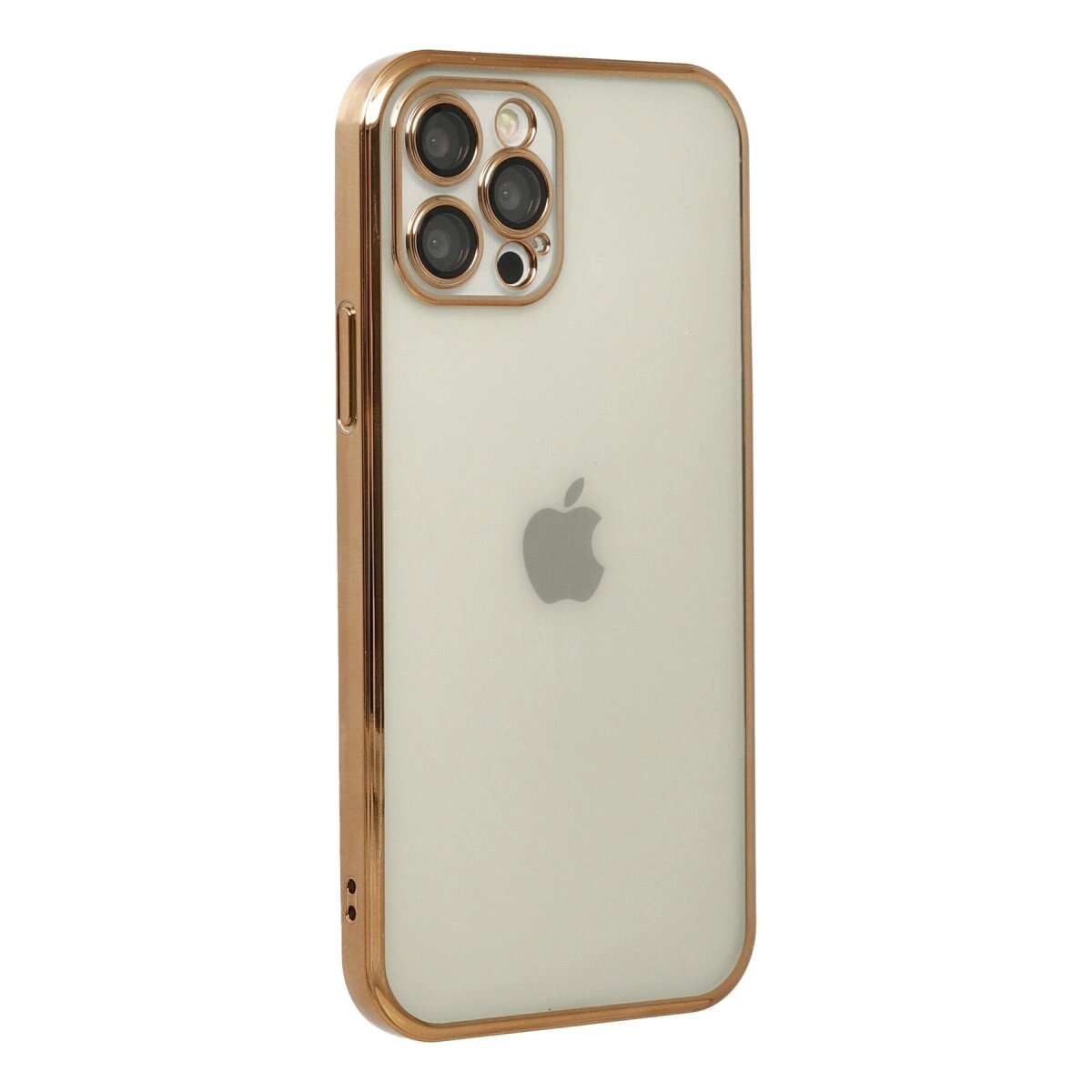 Apple İphone 12 Pro Max Kılıf Razer Lensli Silikon - Gold Apple İphone 12 Pro Max Kılıf Razer Lensli Silikon - Gold
