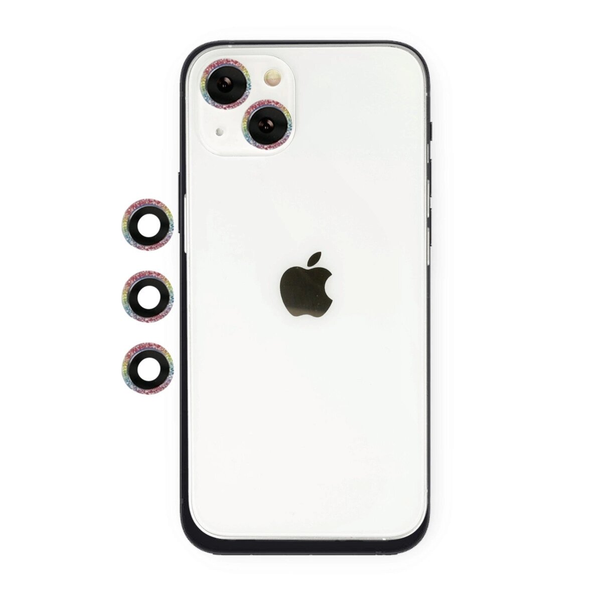 Apple İphone 14 Shine Kamera Lens - Rainbow Apple İphone 14 Shine Kamera Lens - Rainbow