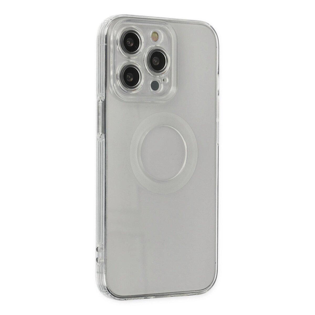 Apple İphone 14 Pro Kılıf Santa Lens Silikon - Şeffaf
