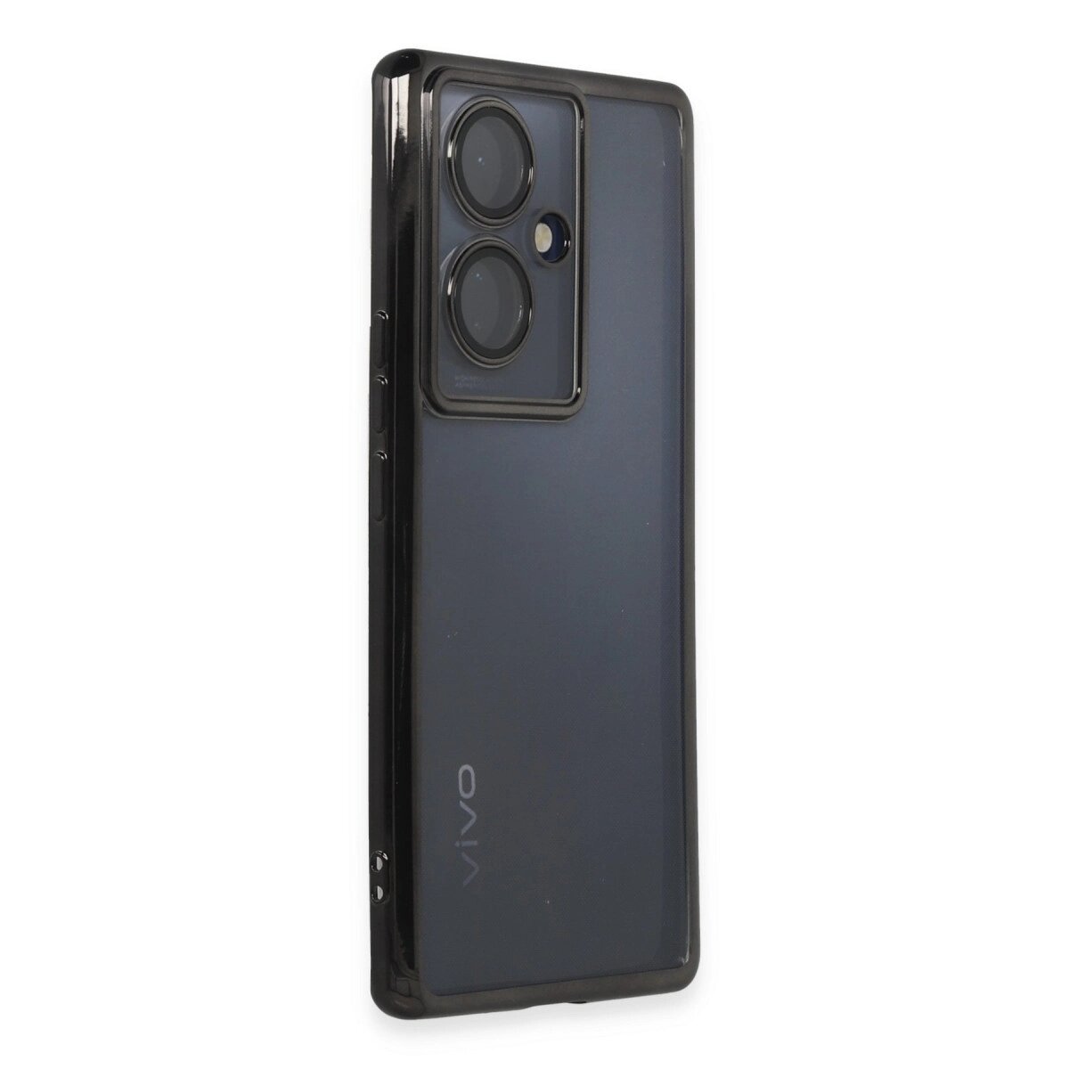 Vivo V29 Lite Kılıf Razer Lensli Silikon - Siyah Vivo V29 Lite Kılıf Razer Lensli Silikon - Siyah