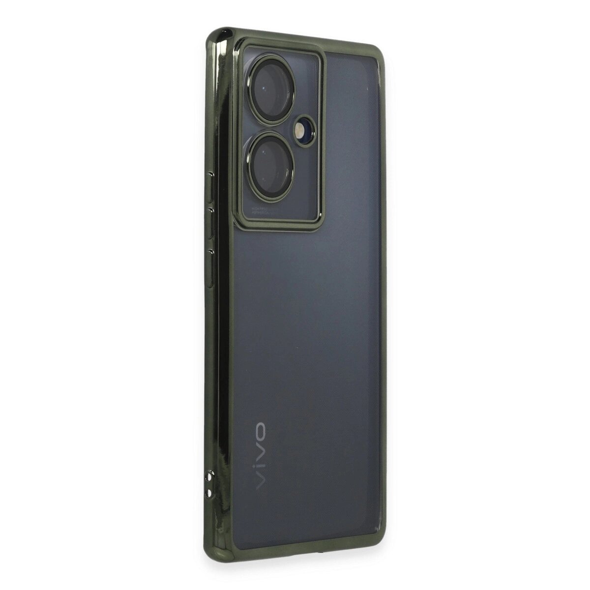 Vivo V29 Lite Kılıf Razer Lensli Silikon - Yeşil Vivo V29 Lite Kılıf Razer Lensli Silikon - Yeşil