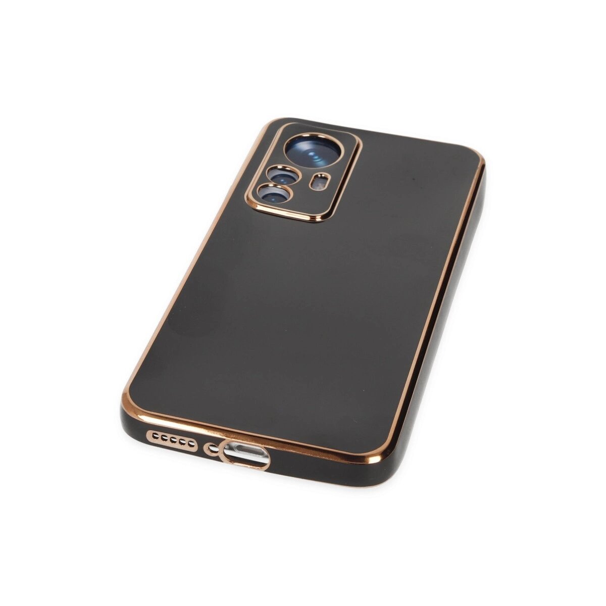 Xiaomi Mi 12t Pro Kılıf Volet Silikon - Siyah Xiaomi Mi 12t Pro Kılıf Volet Silikon - Siyah