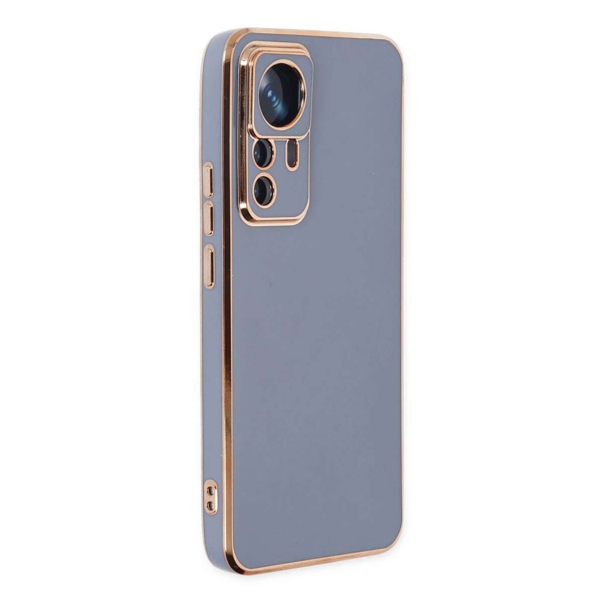 Xiaomi Mi 12t Pro Kılıf Volet Silikon - Mavi Xiaomi Mi 12t Pro Kılıf Volet Silikon - Mavi