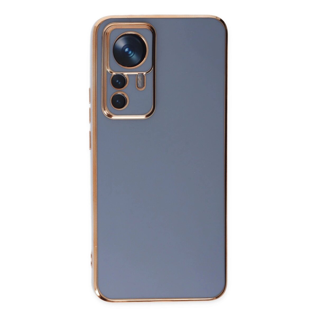 Xiaomi Mi 12t Pro Kılıf Volet Silikon - Mavi Xiaomi Mi 12t Pro Kılıf Volet Silikon - Mavi