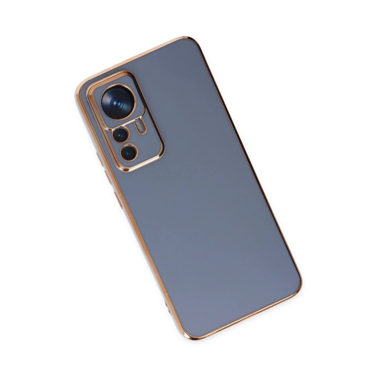 Xiaomi Mi 12t Pro Kılıf Volet Silikon - Mavi Xiaomi Mi 12t Pro Kılıf Volet Silikon - Mavi