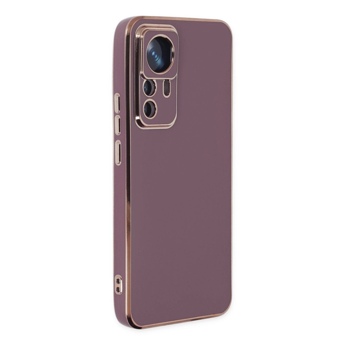 Xiaomi Mi 12t Pro Kılıf Volet Silikon - Mor