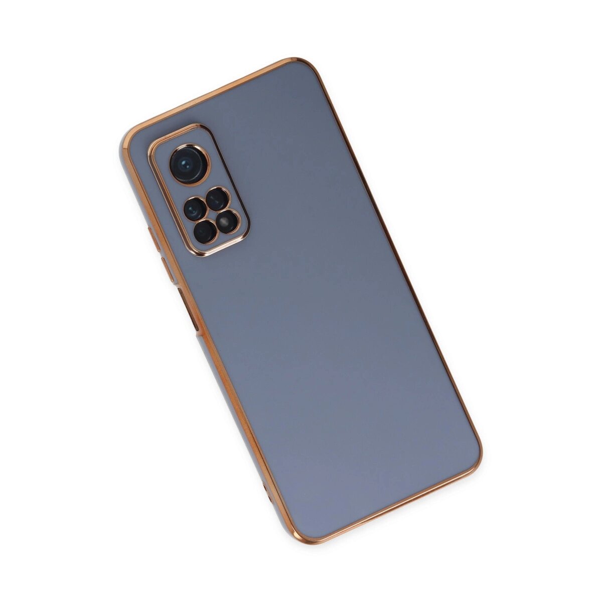 Xiaomi Mi 10t Kılıf Volet Silikon - Mavi Xiaomi Mi 10t Kılıf Volet Silikon - Mavi
