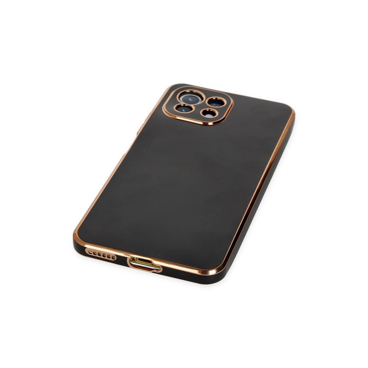 Xiaomi Mi 11 Lite Kılıf Volet Silikon - Siyah