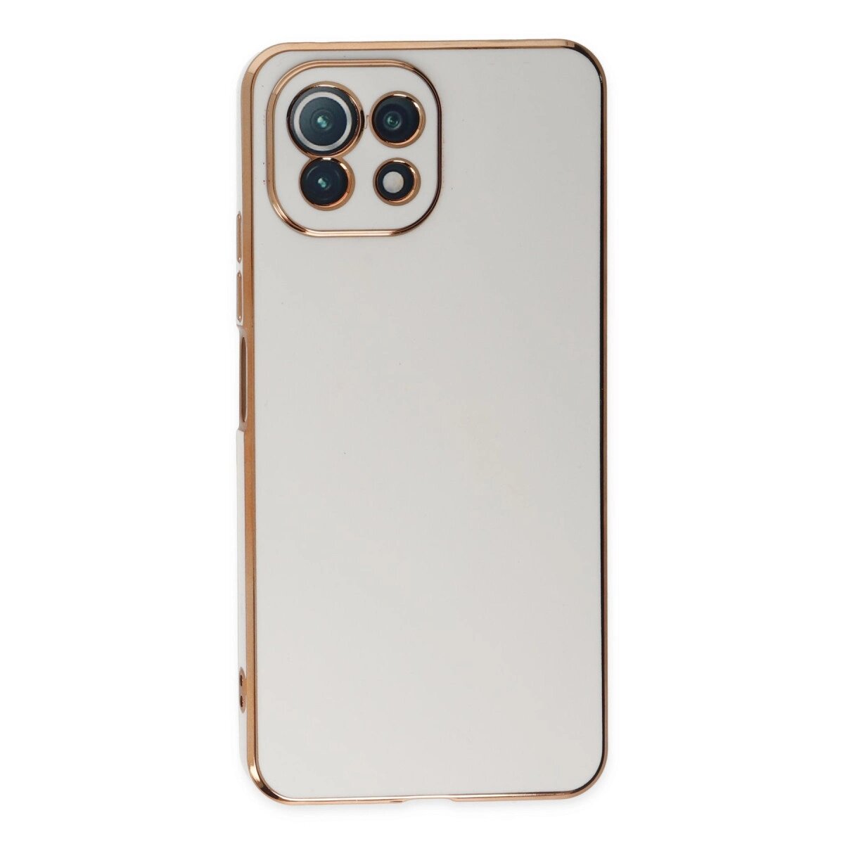 Xiaomi Mi 11 Lite Kılıf Volet Silikon - Beyaz Xiaomi Mi 11 Lite Kılıf Volet Silikon - Beyaz