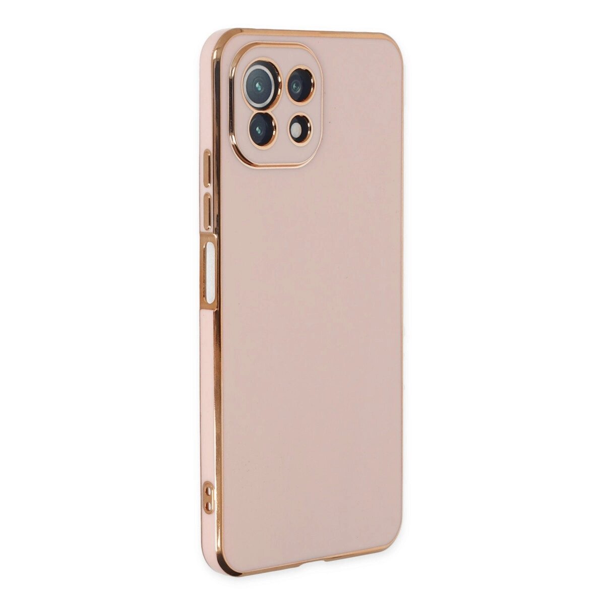 Xiaomi Mi 11 Lite Kılıf Volet Silikon - Pembe