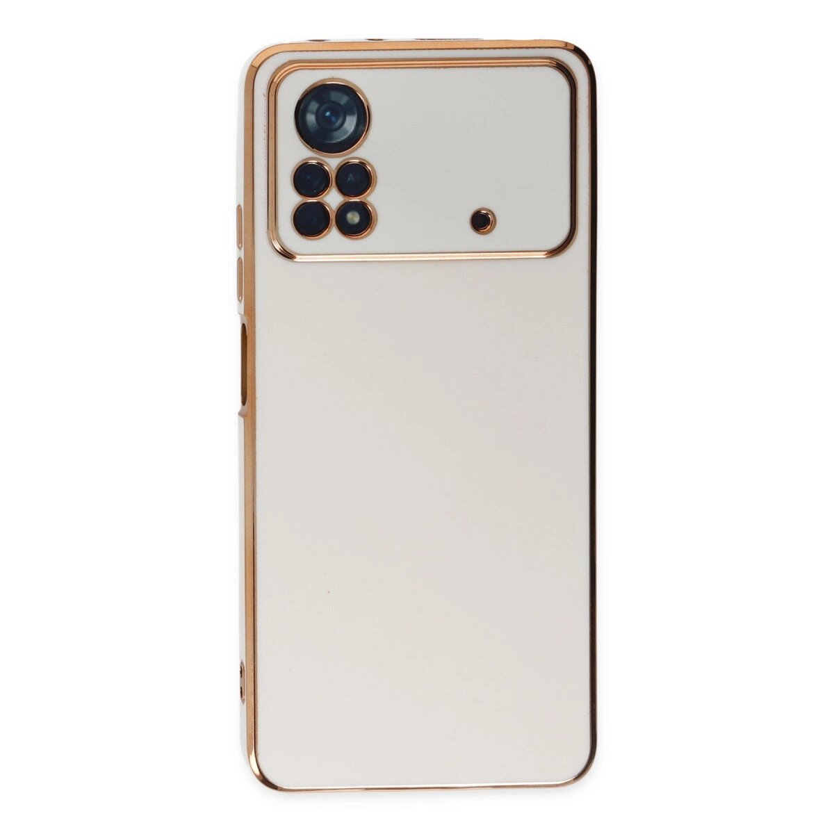 Xiaomi Poco X4 Pro 5g Kılıf Volet Silikon - Beyaz Xiaomi Poco X4 Pro 5g Kılıf Volet Silikon - Beyaz