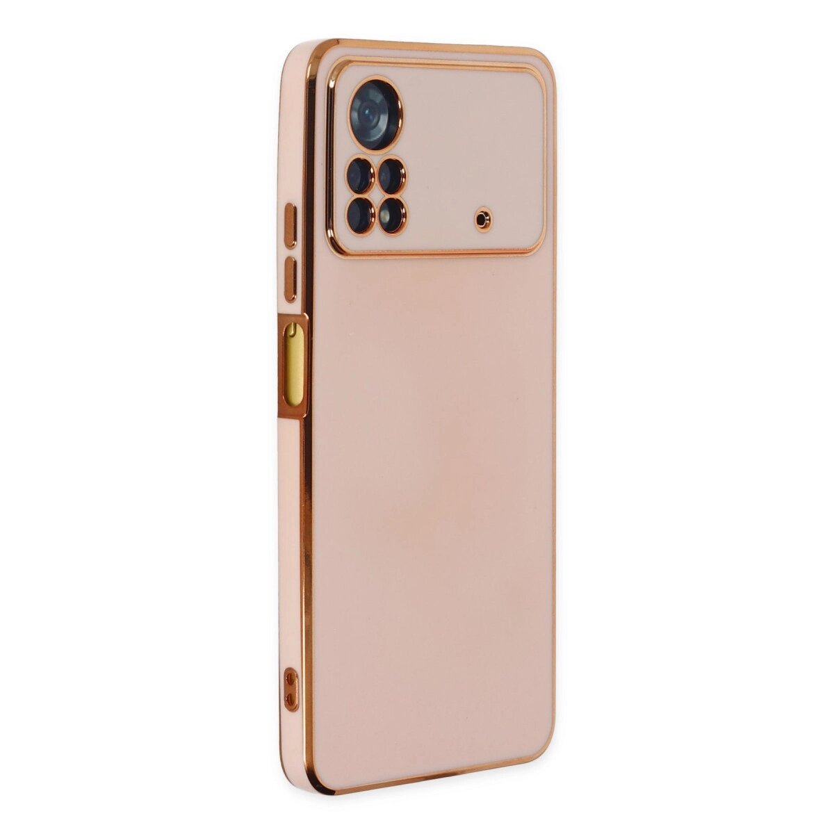 Xiaomi Poco X4 Pro 5g Kılıf Volet Silikon - Pembe Xiaomi Poco X4 Pro 5g Kılıf Volet Silikon - Pembe