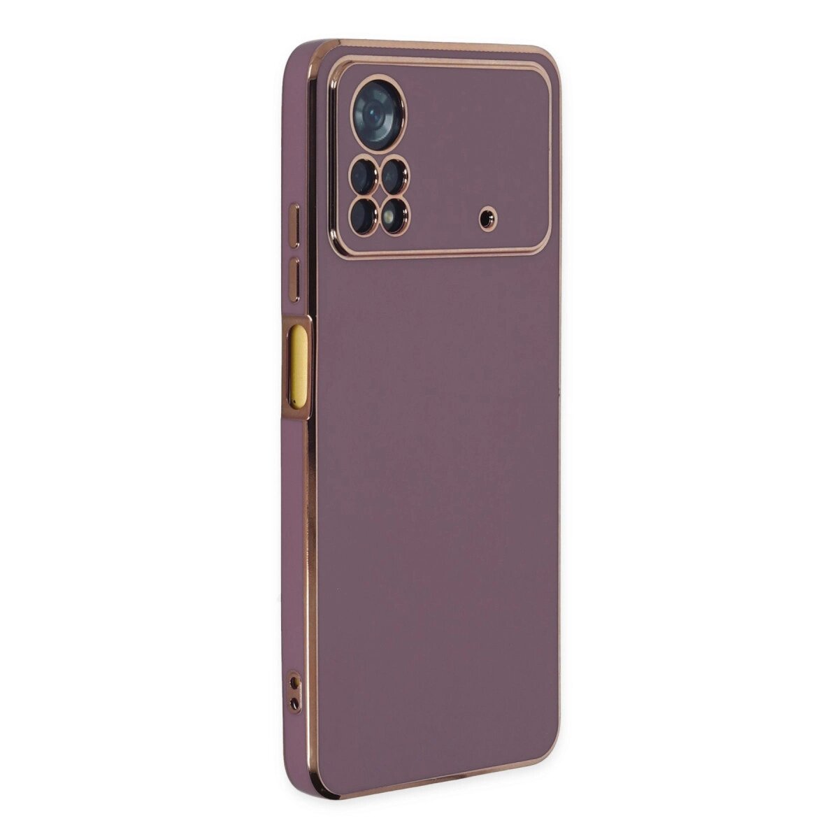 Xiaomi Poco X4 Pro 5g Kılıf Volet Silikon - Mor Xiaomi Poco X4 Pro 5g Kılıf Volet Silikon - Mor