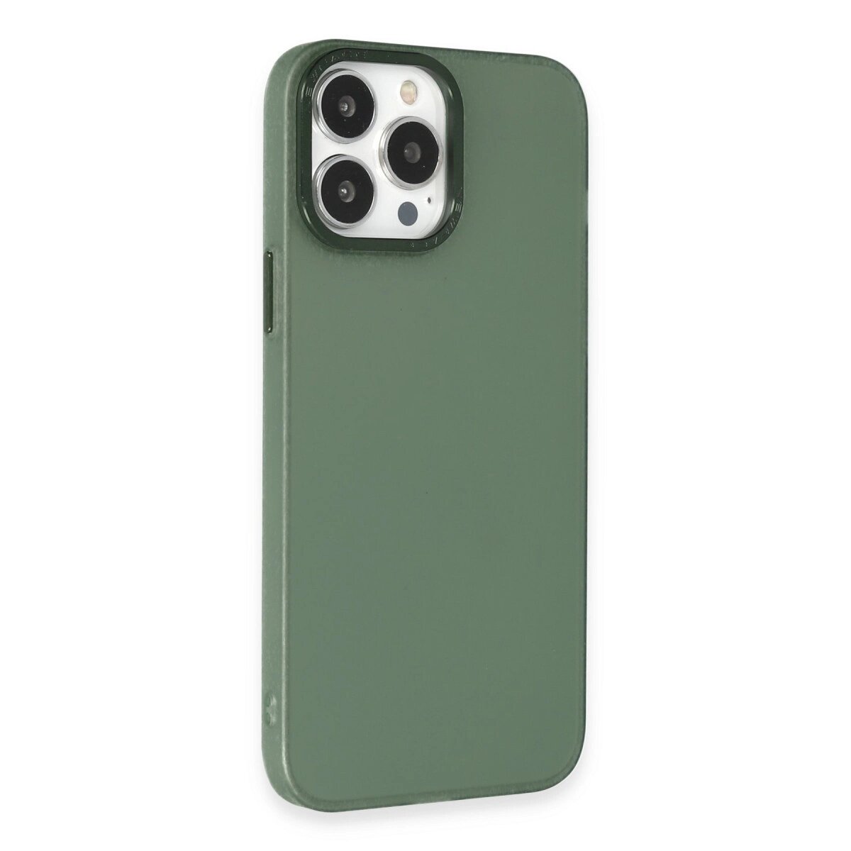 Apple İphone 14 Pro Kılıf Modos Metal Kapak - Koyu Yeşil Apple İphone 14 Pro Kılıf Modos Metal Kapak - Koyu Yeşil