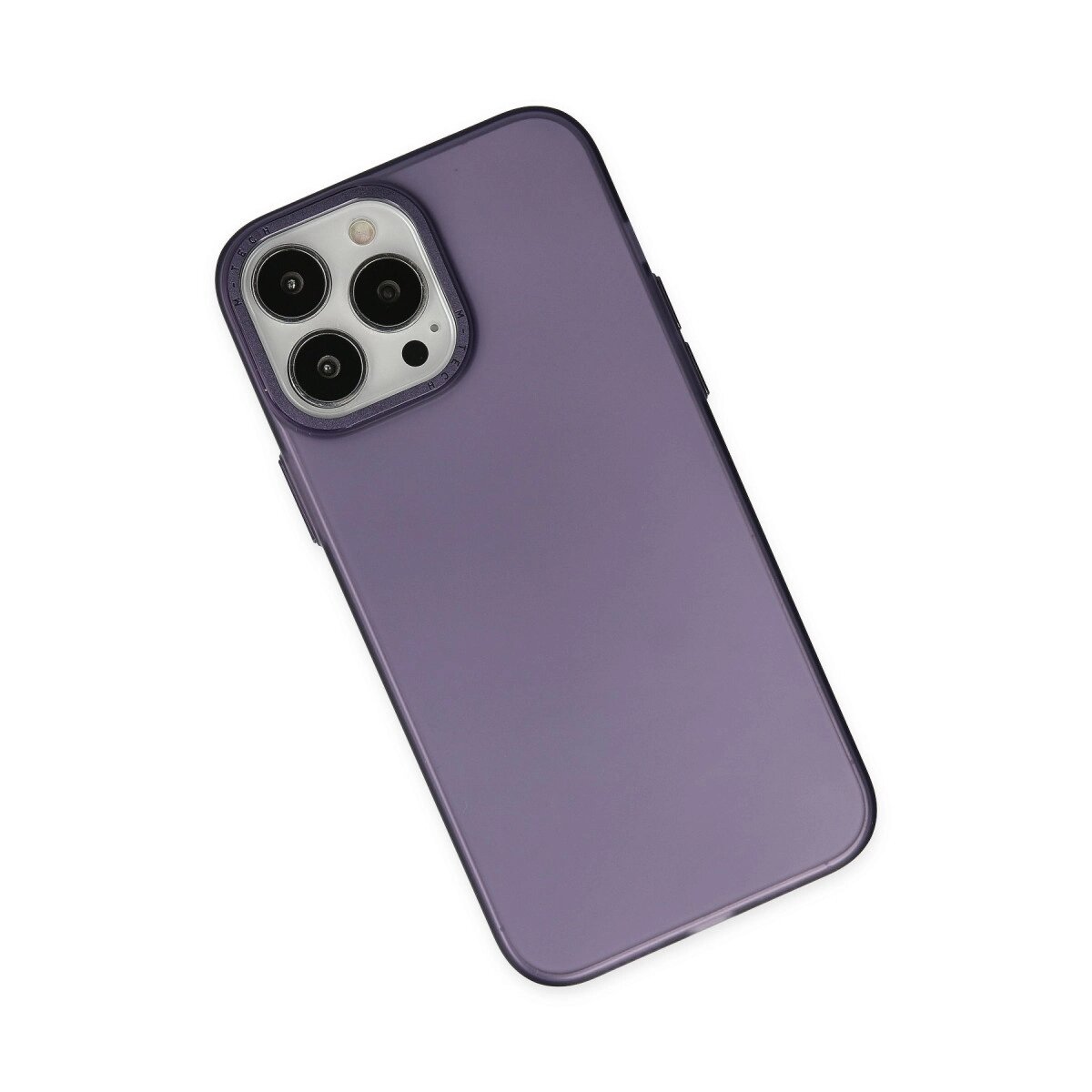 Apple İphone 14 Pro Max Kılıf Modos Metal Kapak - Mor Apple İphone 14 Pro Max Kılıf Modos Metal Kapak - Mor