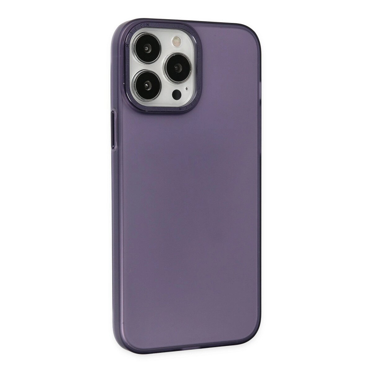 Apple İphone 14 Pro Max Kılıf Modos Metal Kapak - Mor Apple İphone 14 Pro Max Kılıf Modos Metal Kapak - Mor