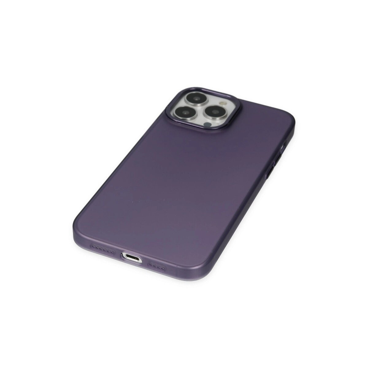 Apple İphone 14 Pro Max Kılıf Modos Metal Kapak - Mor Apple İphone 14 Pro Max Kılıf Modos Metal Kapak - Mor