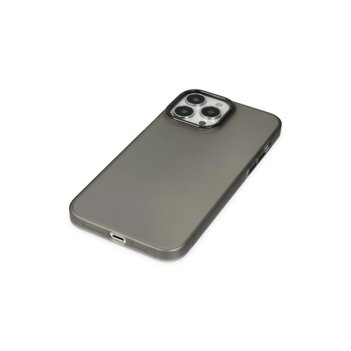 Apple İphone 13 Pro Max Kılıf Modos Metal Kapak - Siyah Apple İphone 13 Pro Max Kılıf Modos Metal Kapak - Siyah
