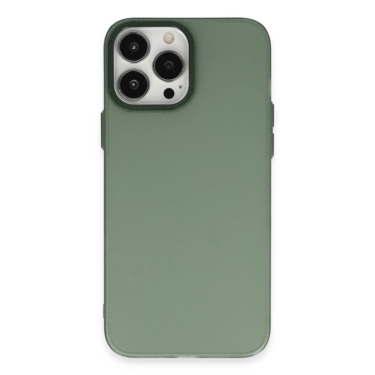 Apple İphone 13 Pro Max Kılıf Modos Metal Kapak - Koyu Yeşil Apple İphone 13 Pro Max Kılıf Modos Metal Kapak - Koyu Yeşil