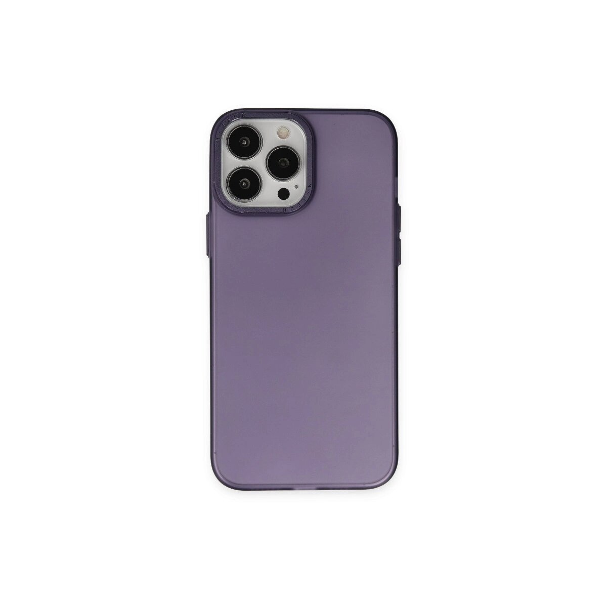 Apple İphone 13 Pro Max Kılıf Modos Metal Kapak - Derin Mor Apple İphone 13 Pro Max Kılıf Modos Metal Kapak - Derin Mor