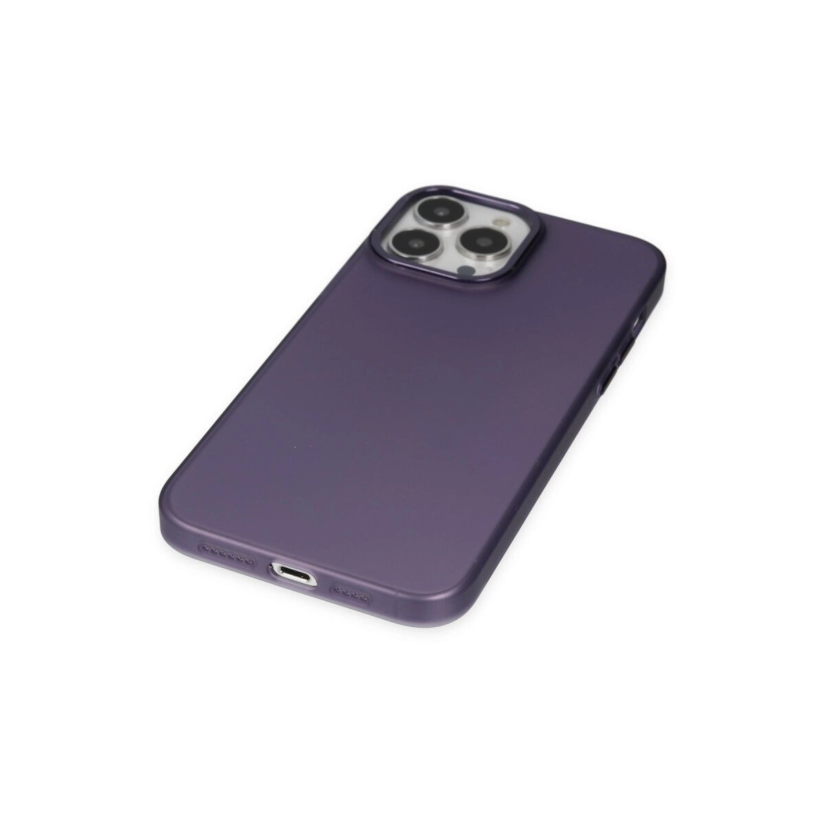 Apple İphone 13 Pro Max Kılıf Modos Metal Kapak - Derin Mor Apple İphone 13 Pro Max Kılıf Modos Metal Kapak - Derin Mor