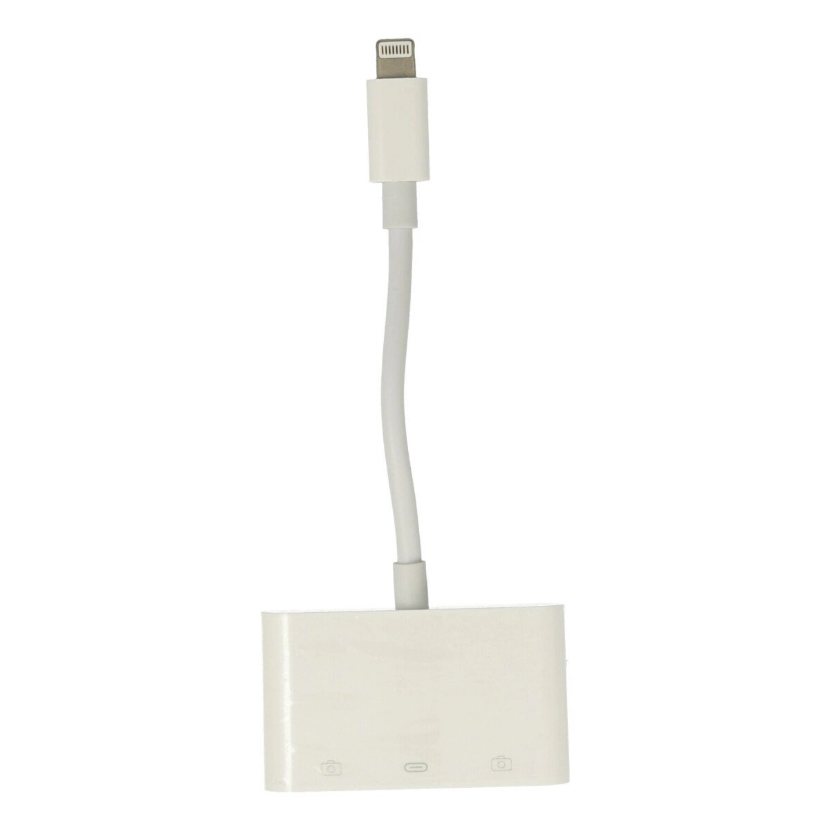 Apr23 Iphone Otg 3in1 - Beyaz