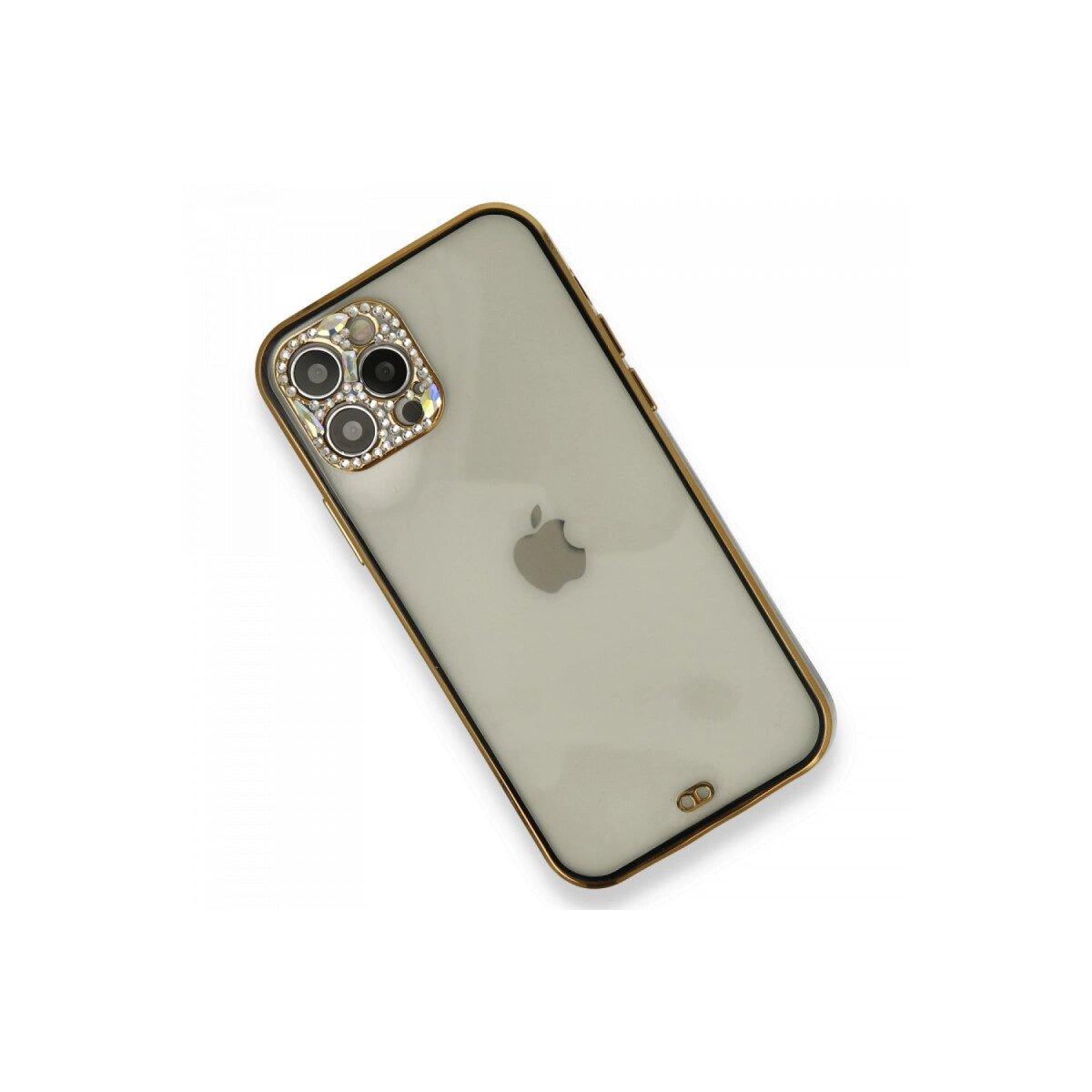 Apple İphone 12 Pro Kılıf Liva Taşlı Silikon - Siyah Apple İphone 12 Pro Kılıf Liva Taşlı Silikon - Siyah
