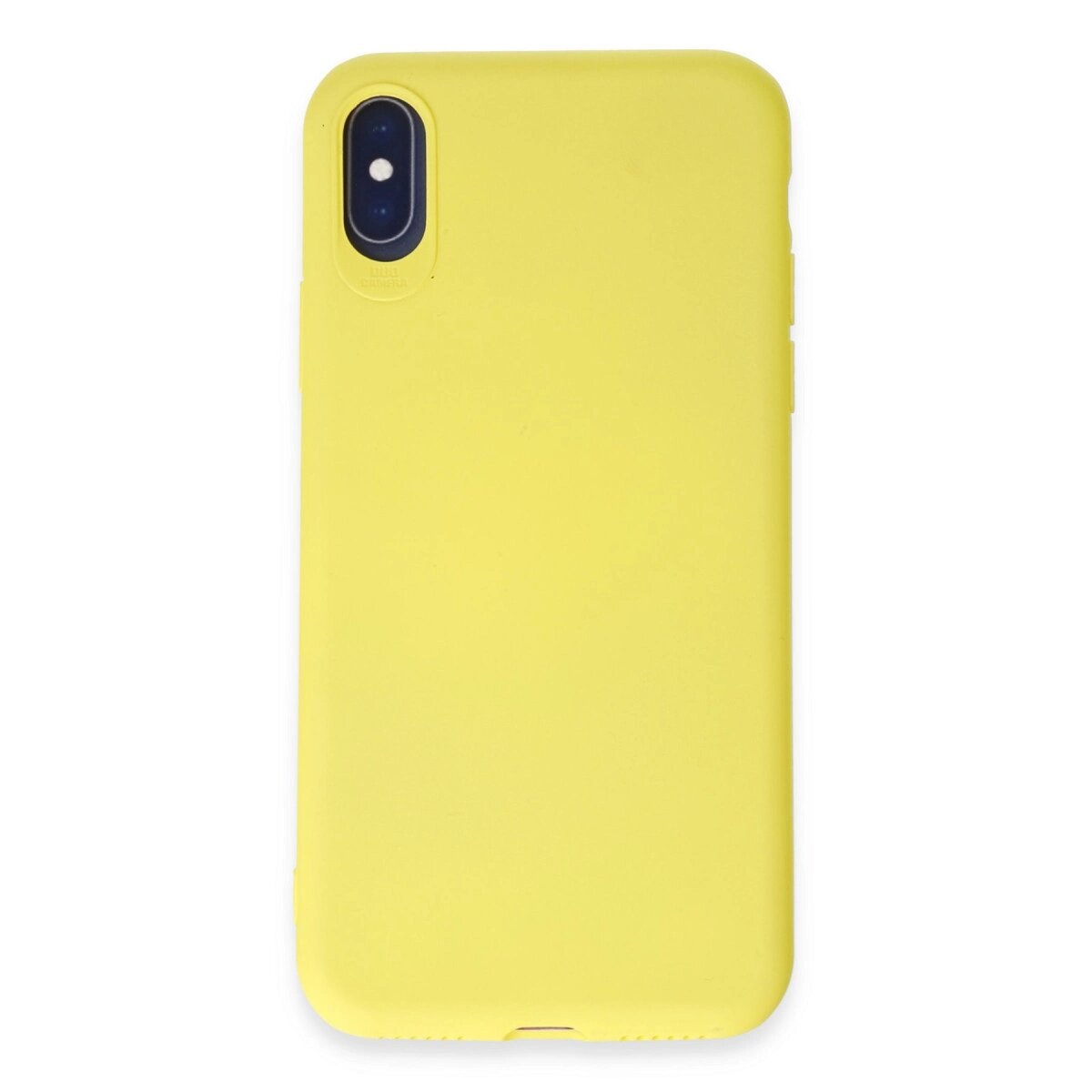 Apple İphone X Kılıf First Silikon - Sarı Apple İphone X Kılıf First Silikon - Sarı