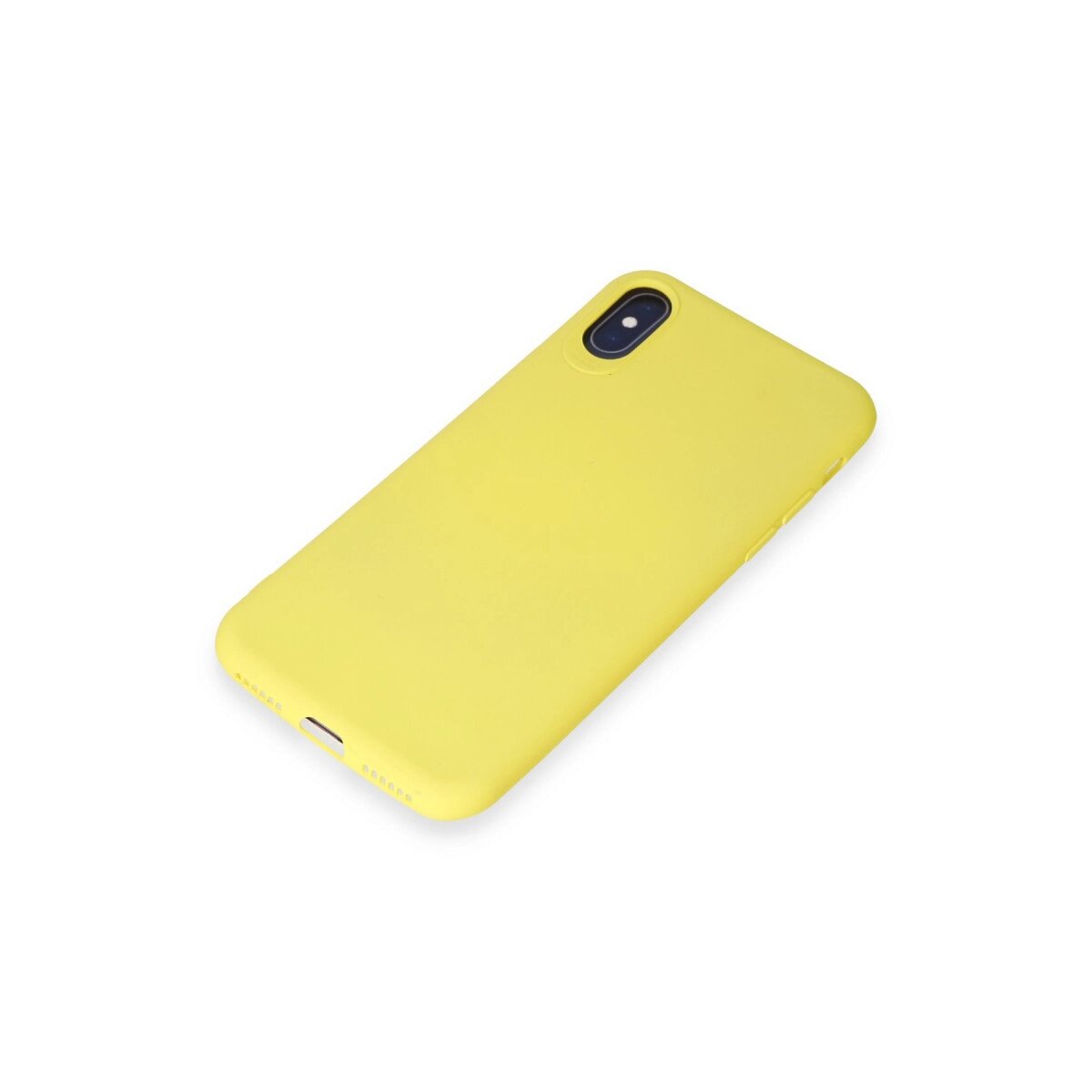 Apple İphone X Kılıf First Silikon - Sarı Apple İphone X Kılıf First Silikon - Sarı