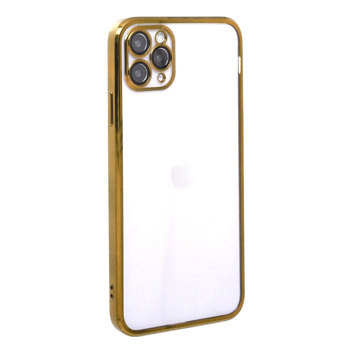 Apple İphone 11 Pro Max Kılıf Razer Lensli Silikon - Gold Apple İphone 11 Pro Max Kılıf Razer Lensli Silikon - Gold
