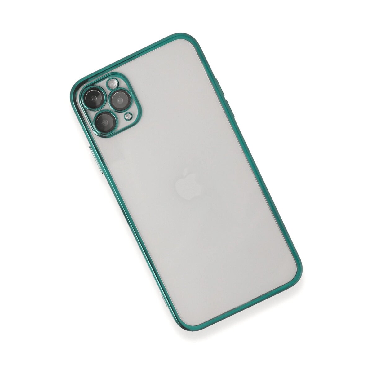 Apple İphone 11 Pro Max Kılıf Razer Lensli Silikon - Yeşil
