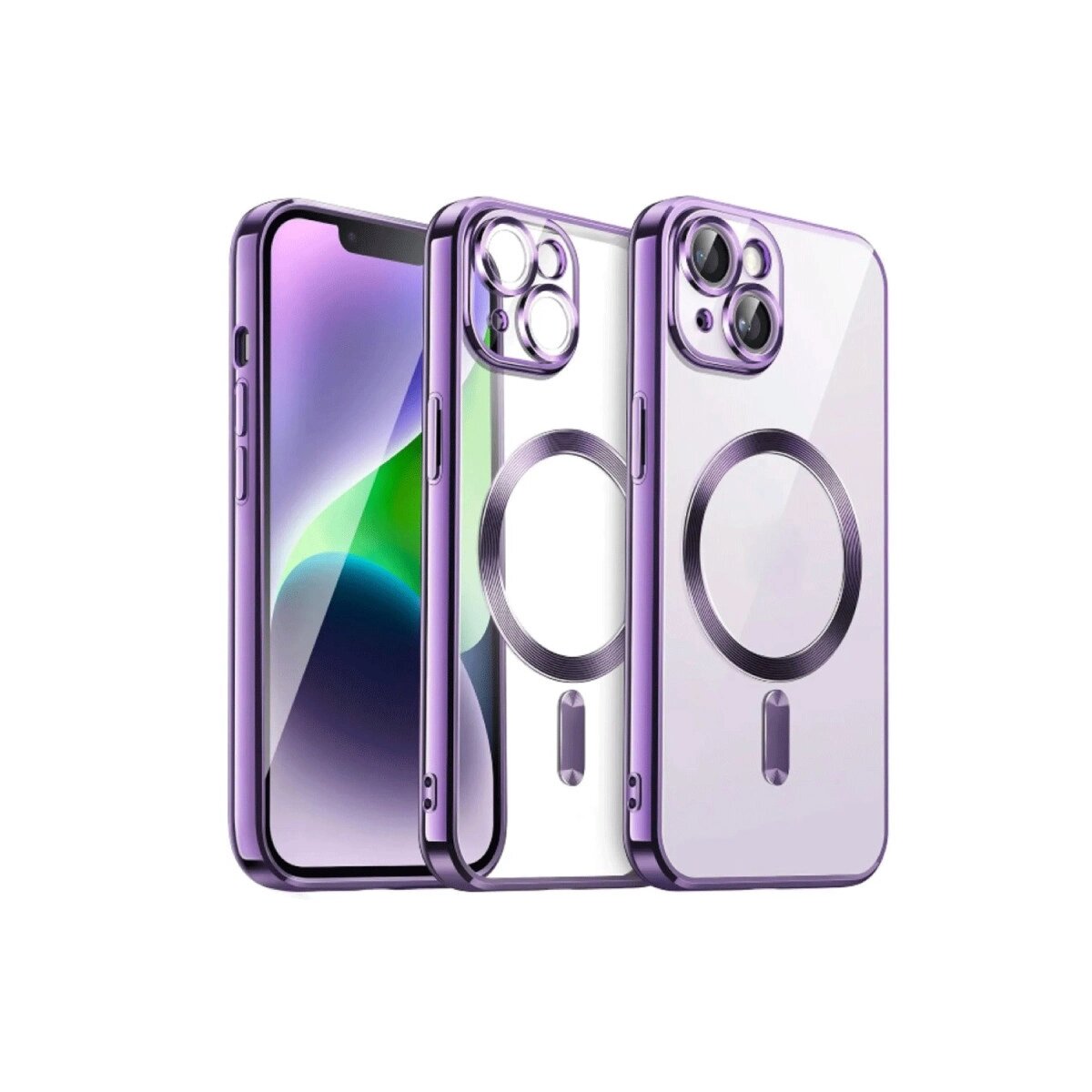 Apple İphone 13 Kılıf Kross Magneticsafe Kapak - Mor Apple İphone 13 Kılıf Kross Magneticsafe Kapak - Mor