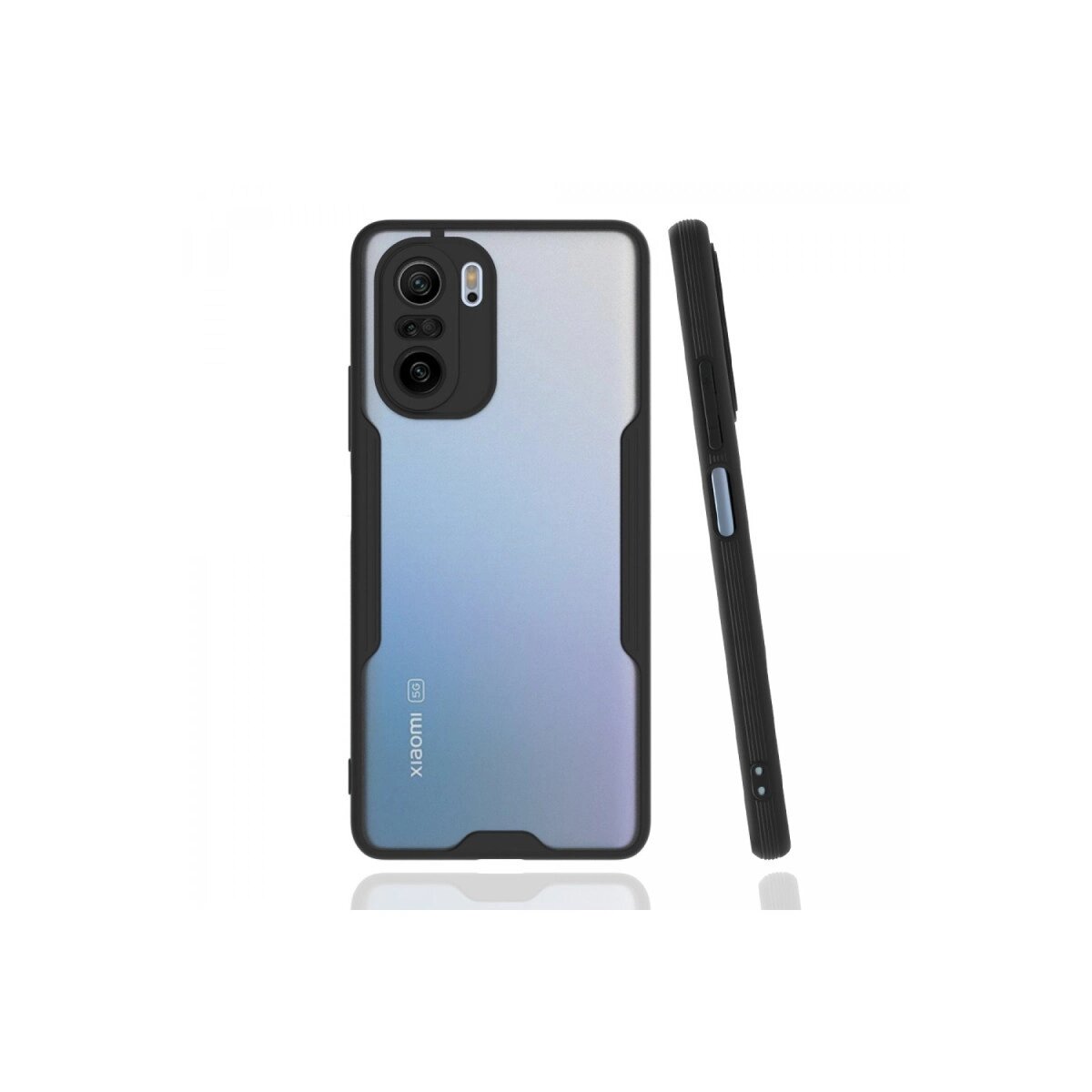 Xiaomi Poco F3 Kılıf Platin Silikon - Siyah Xiaomi Poco F3 Kılıf Platin Silikon - Siyah