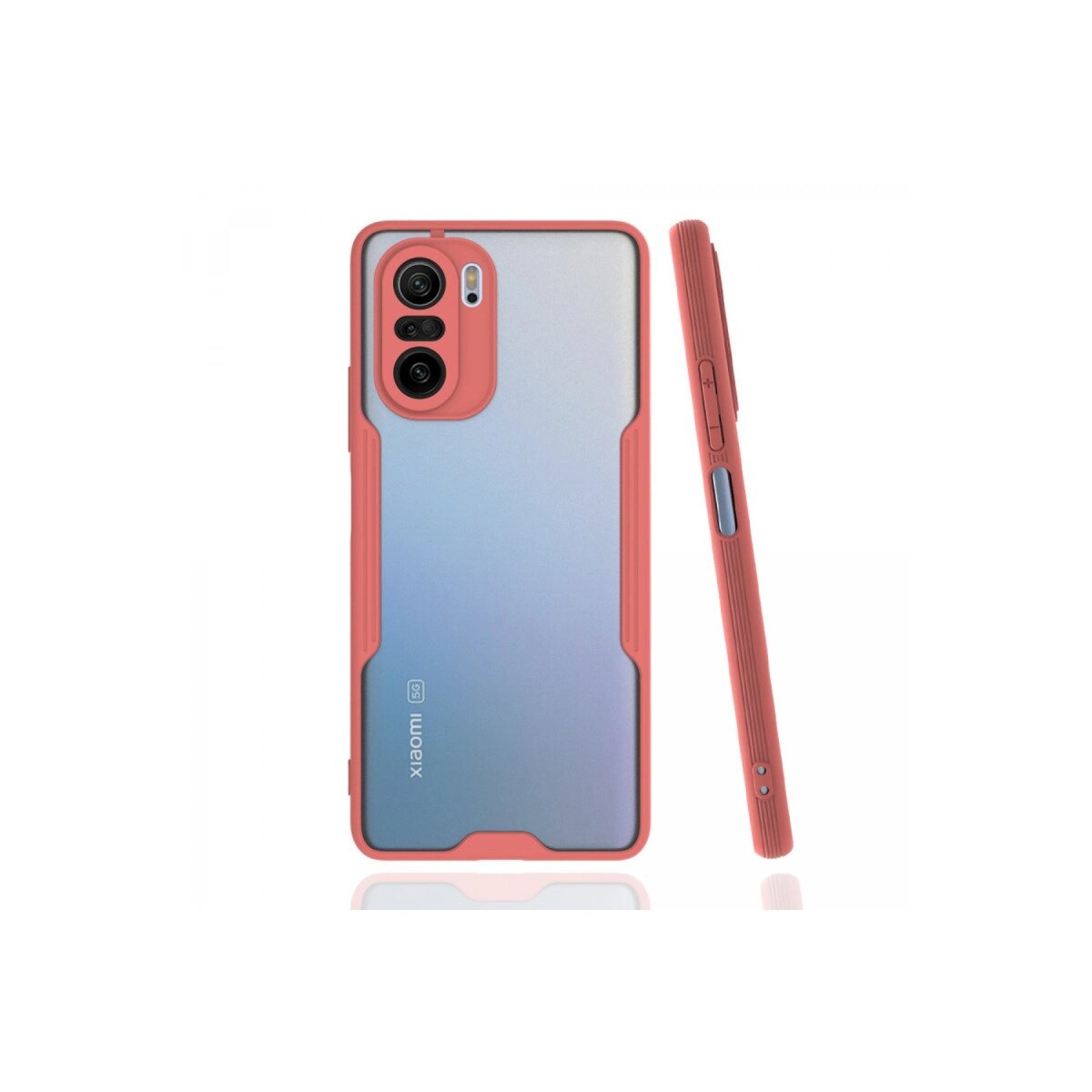 Xiaomi Poco F3 Kılıf Platin Silikon - Pembe Xiaomi Poco F3 Kılıf Platin Silikon - Pembe