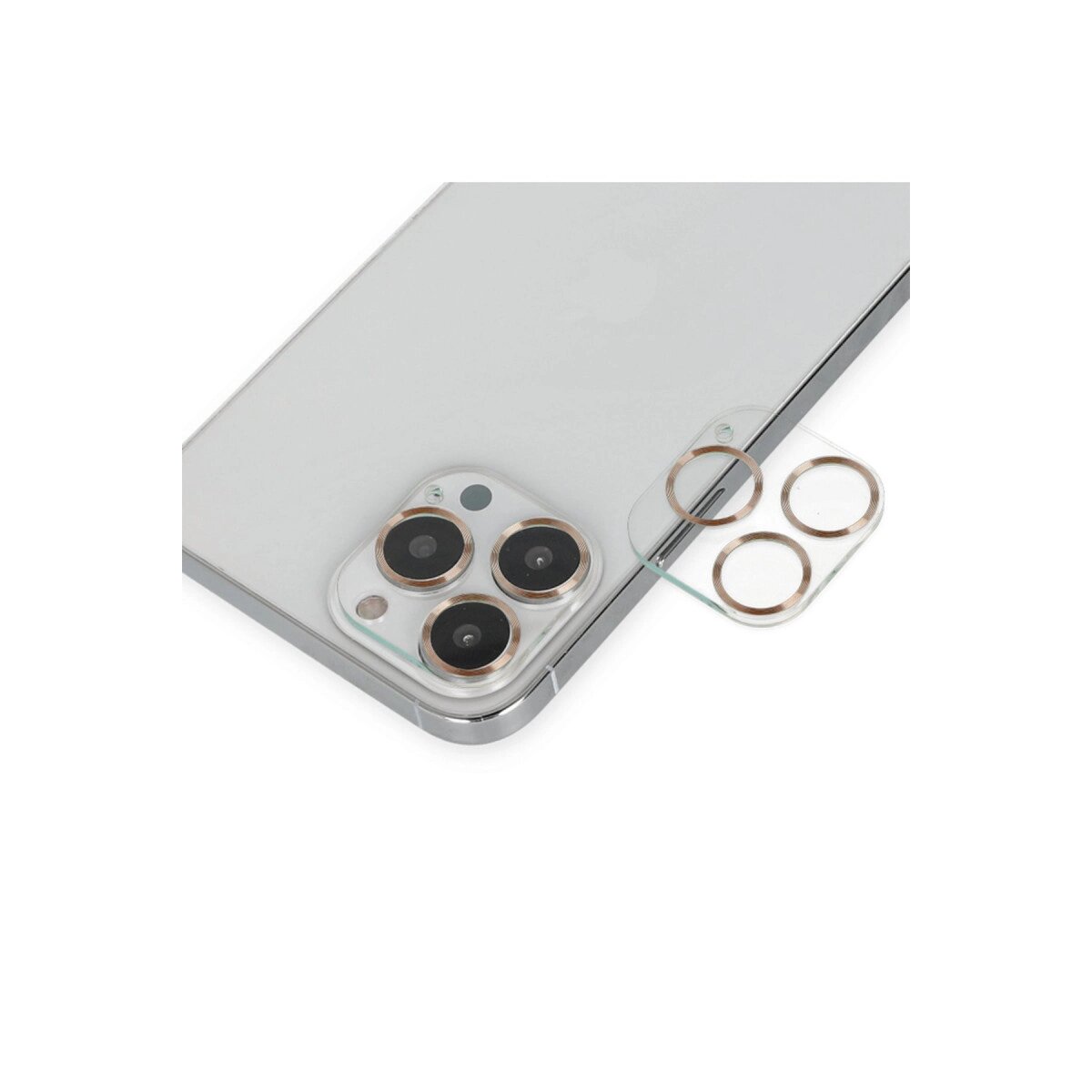 Apple İphone 14 Pro Max Band Metal Kamera Lens - Gold