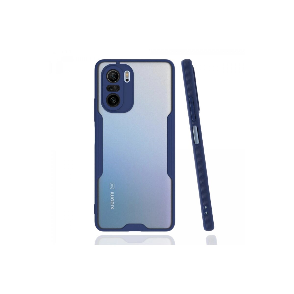 Xiaomi Poco F3 Kılıf Platin Silikon - Lacivert Xiaomi Poco F3 Kılıf Platin Silikon - Lacivert