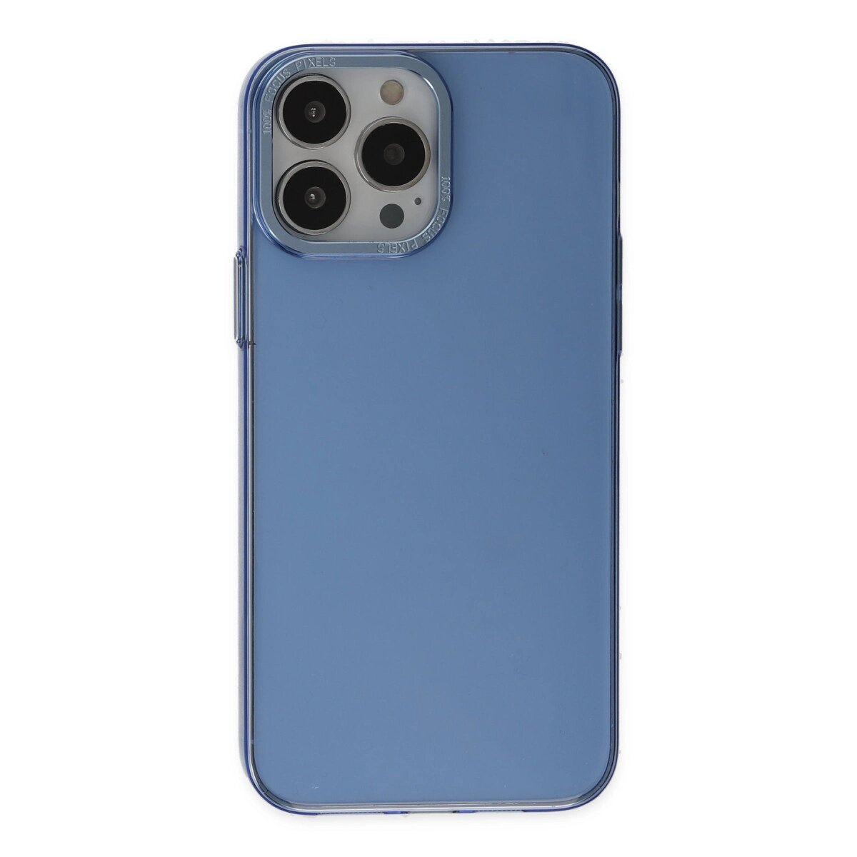 Apple İphone 13 Pro Kılıf Anka Pc Sert Metal Kapak - Mavi Apple İphone 13 Pro Kılıf Anka Pc Sert Metal Kapak - Mavi
