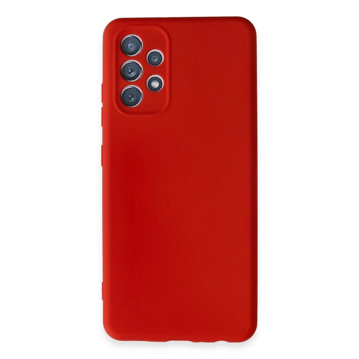 Samsung Galaxy A32 Kılıf First Silikon - Kırmızı