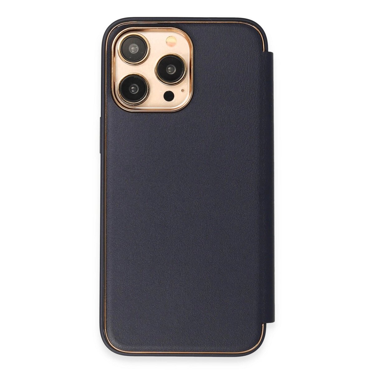 Apple İphone 13 Pro Max Kılıf Dolpin Kapaklı - Lacivert Apple İphone 13 Pro Max Kılıf Dolpin Kapaklı - Lacivert