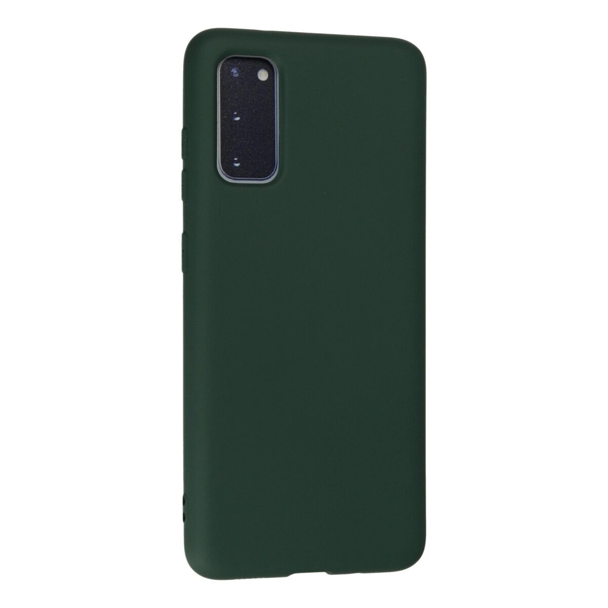 Samsung Galaxy S20 Kılıf Nano İçi Kadife Silikon - Koyu Yeşil Samsung Galaxy S20 Kılıf Nano İçi Kadife Silikon - Koyu Yeşil