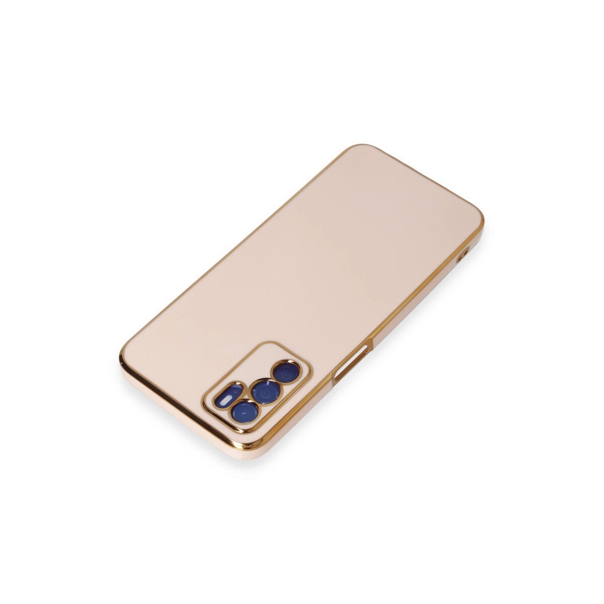 Oppo A16 Kılıf Volet Silikon - Pembe