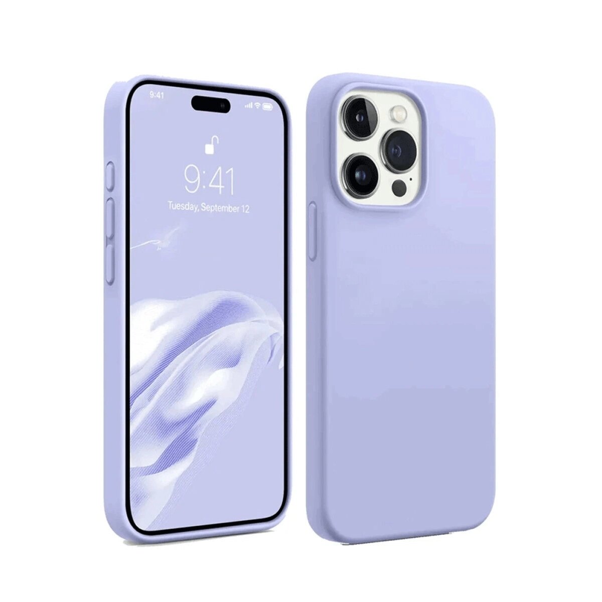 Apple İphone 15 Pro Max Kılıf First Silikon - Lila Apple İphone 15 Pro Max Kılıf First Silikon - Lila