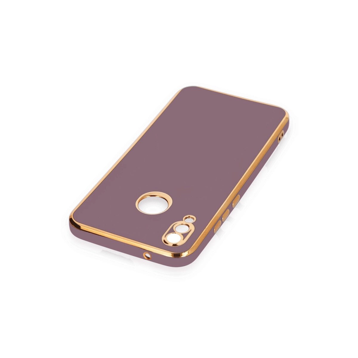 Huawei P20 Lite Kılıf Volet Silikon - Mor Huawei P20 Lite Kılıf Volet Silikon - Mor